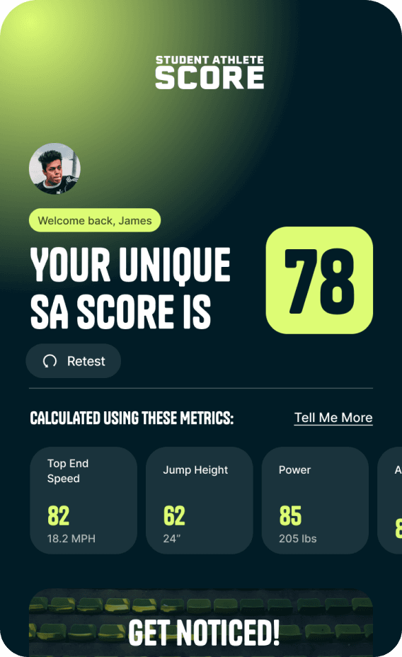 SA Score Jump test Mobile Image